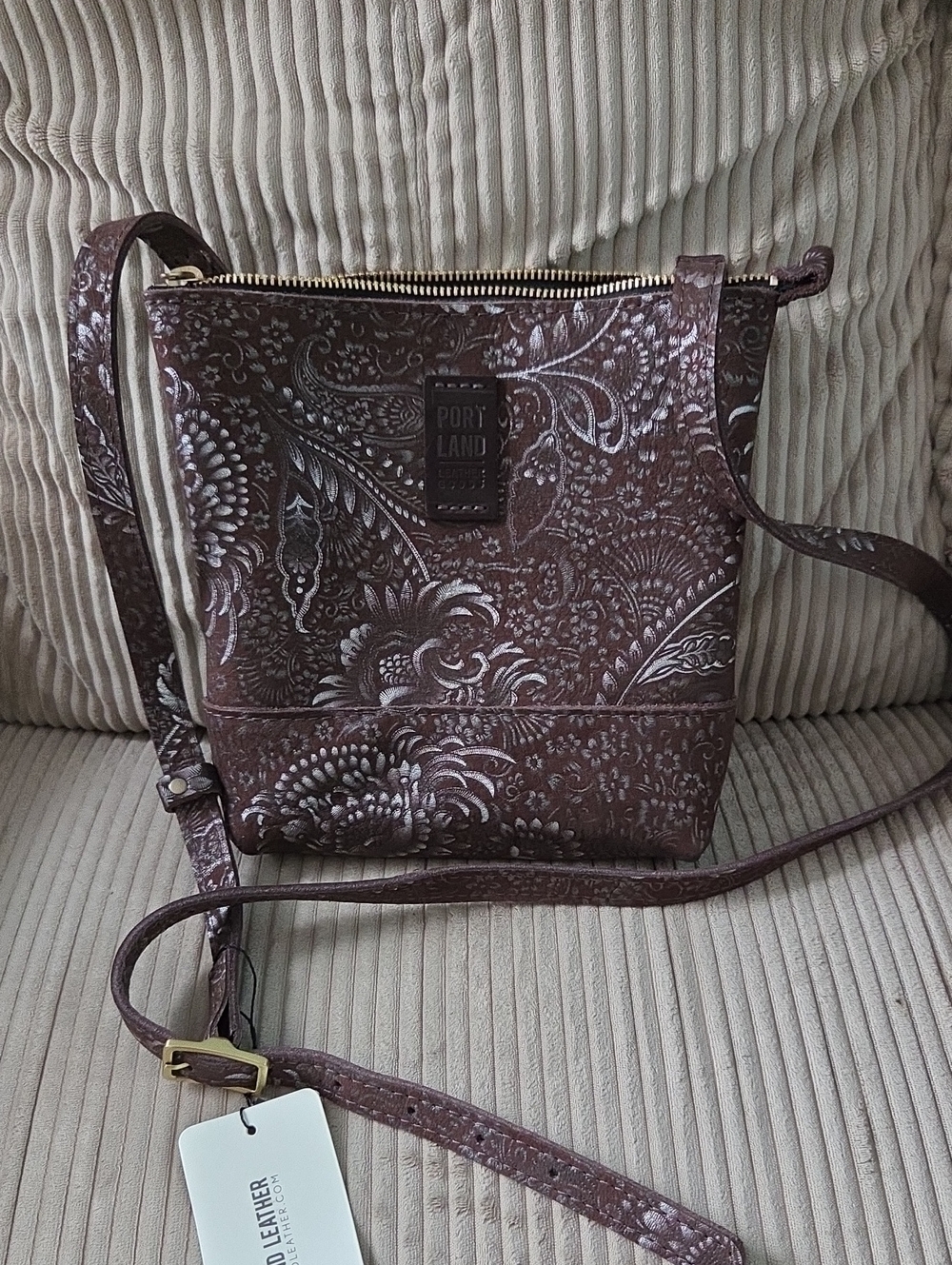 Sepia Portland Leather Festival Bag